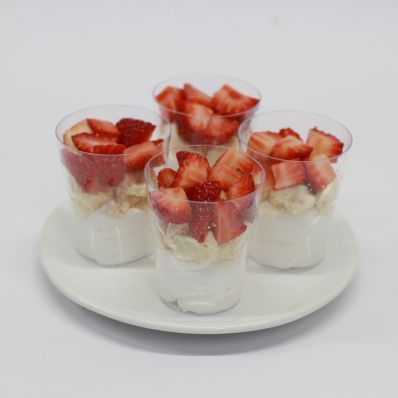 Mini Sobremesa Pavê de Morango