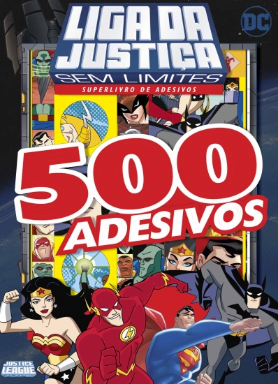 Liga da justiça: 500 adesivos - Col. Superlivro de Adesivos