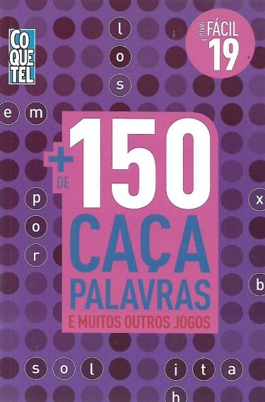 Coquetel: Mais de 150 caça palavras e muitos outros jogos - Livro 19 - Fácil