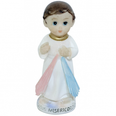 Jesus Misericordioso Infantil 9cm - Enfeite Resina