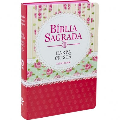 Bíblia Sagrada com Harpa Cristã - Revista e Corrigida - Letra Grande