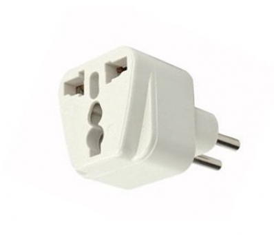 Adaptador Tomada AC Europeu UK P/ Brasil BC