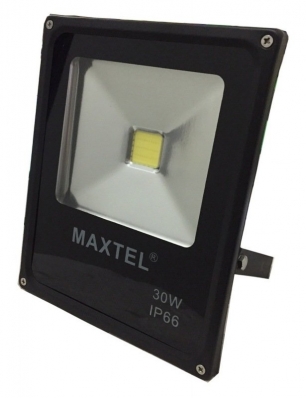 Refletor Holofote Super LED - 30W - Branco Quente - Maxtel