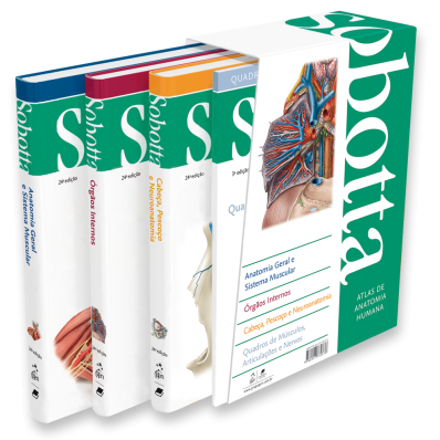 Atlas de anatomia humana - 3 Volumes - Sobotta