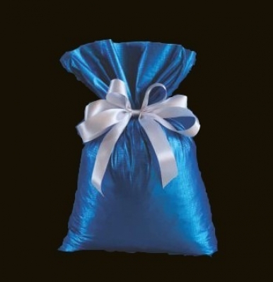 Saco De Presente Soft Touch - Azul: 35x55 Pcte C/50