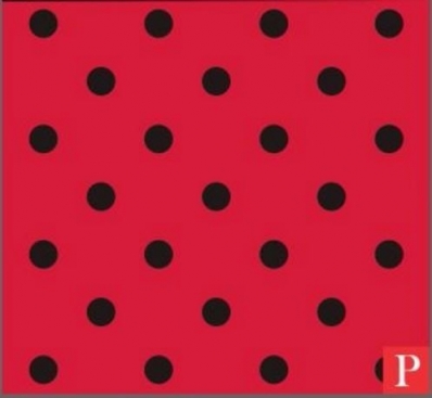 Saco Presente Perolizado - Little Poá Vermelho: 25x37 C/50