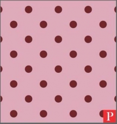 Saco De Presente Perolizado - Little Poá Rosa: 30x44 C/50
