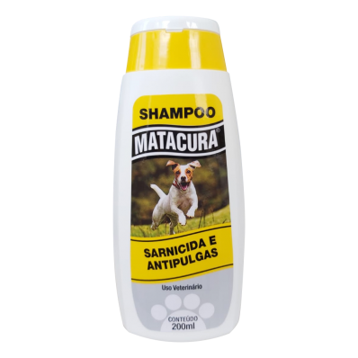 Shampoo Matacura para Cachorros - Sarnicida - 200ml 