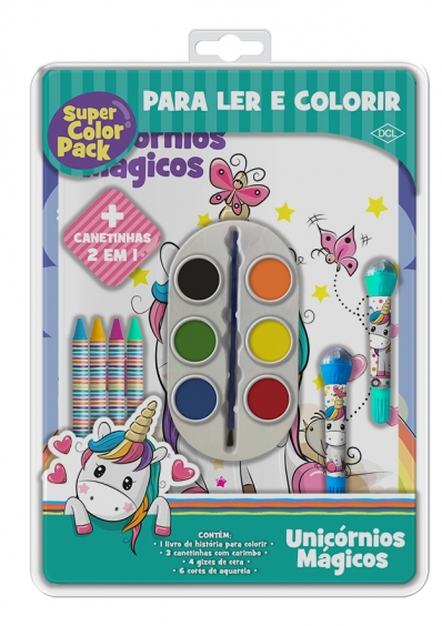 Unicórnios Mágicos - Super Color Pack: Para ler e colorir