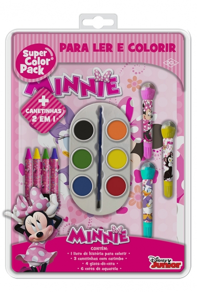 Minnie - Super Color Pack: Para ler e colorir
