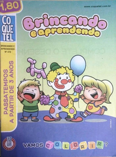 Coquetel: Brincando e aprendendo 470 - Vamos colorir?