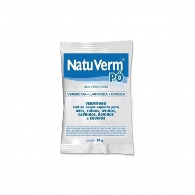 Vermífugo Oral - Natu Verm Pó - 20g