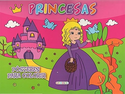 Princesas: Pôsteres para colorir