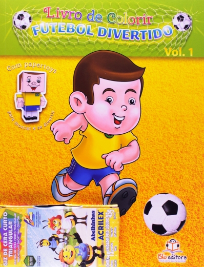 Livro de colorir: Futebol divertido - Vol. 1
