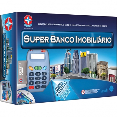 Clássico Jogo De Tabuleiro Banco Imobiliário Estrela