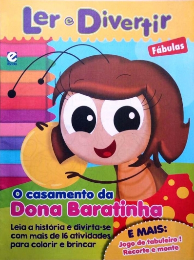 O casamento da Dona Baratinha - Revistinha: Col. Ler e divertir - Fábulas