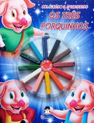 Os três porquinhos - Col. Colorindo e aprendendo