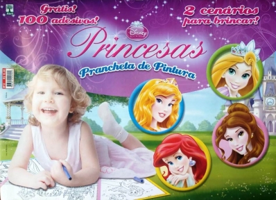 Disney Princesas - Prancheta de pintura