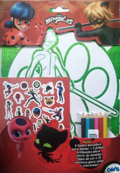 Miraculous: Ladybug - Colorir com brilho