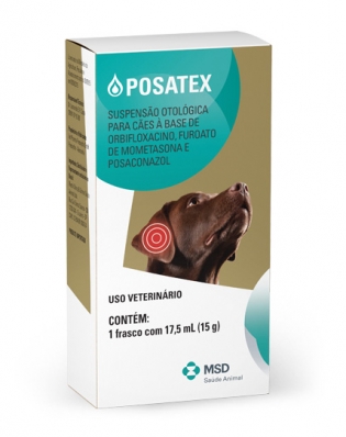 Otológico MSD - Posatex - 7,5 ml
