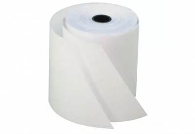 Bobina papel PDV 76mm x 65mm x 22m c/ 2 vias autocopiativa - 30 UN