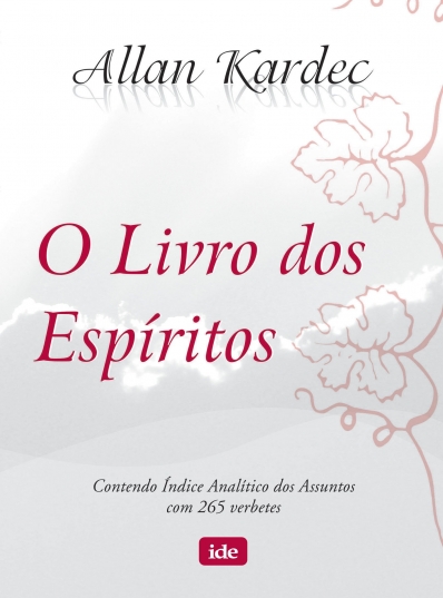 O livro dos espíritos - Capa cristal