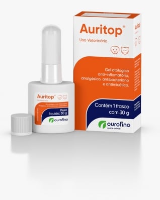 Otológico Ourofino - Auritop - 30 gr