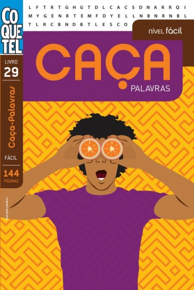 Coquetel: Caça palavras - Livro 29 - Nível fácil