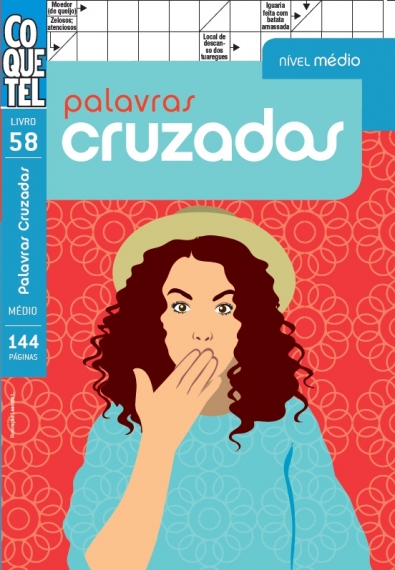 Coquetel: Palavras cruzadas - Livro 58 - Nível médio