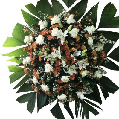 Coroa de Flores do Campo, Lírio e Rosas