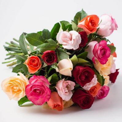 Ramalhete 1 dúzia e meia de Rosas mistas