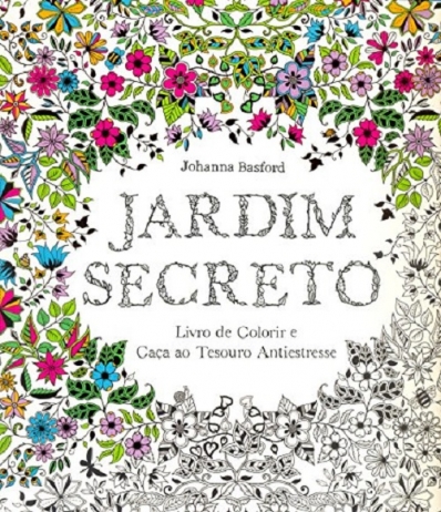 Jardim secreto - Livro de colorir e caça ao tesouro antiestresse
