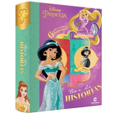 Box de histórias - Contém 6 minilivros sobre as princesas
