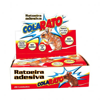 Ratoeira Cola Rato - Caixa com 20 Unidades