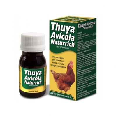 Antisséptico e Ceratolítico - Thuya Avícola Naturrich - 30ml