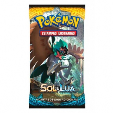 Game Card Pokémon: Sol e Lua - Pacote com 6 un