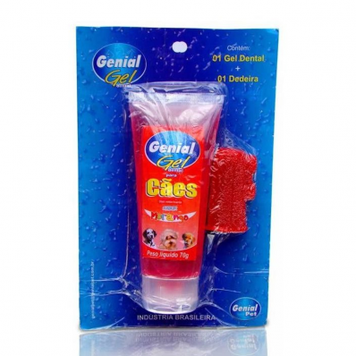 Gel Dental 70G + 01 Dedeira - Genial Pet