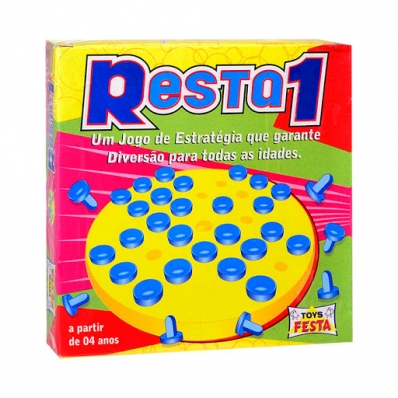 Resta 1 - Jogo Educativo - Ref.9021 - Toys Festas