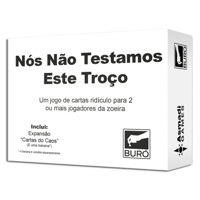 NÓS NÃO TESTAMOS ESSE TROÇO 