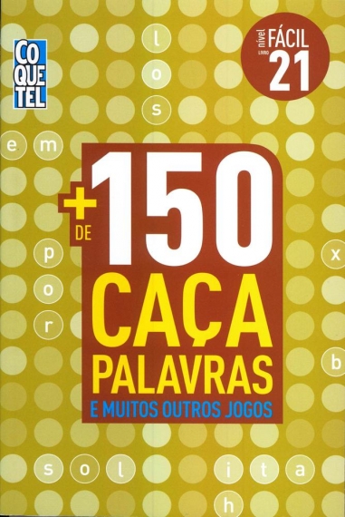 Coquetel: Mais de 150 caça palavras e muitos outros jogos - Livro 21 - Fácil