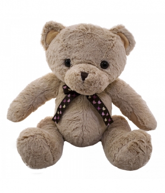 Urso Marrom Com Laço 40cm - Pelúcia