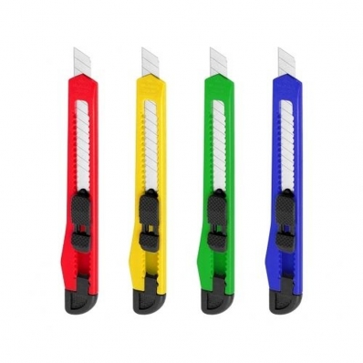 Estilete estreito plástico 9mm - Gatte