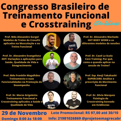 Congresso Brasileiro de Treinamento Funcional e Crosstraining online