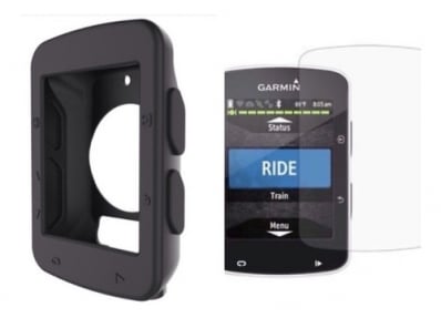 Capa Protetora Silicone Para Garmin Edge 520 + Película