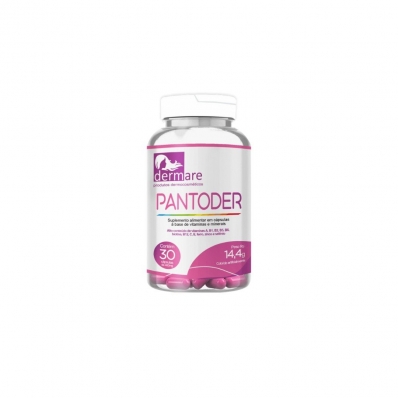 Pantoder Suplemento - Pele Cabelo e Unha 30 Cap. - Dermare