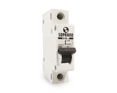 Disjuntor Soprano Din Unipolar Curva C 63a