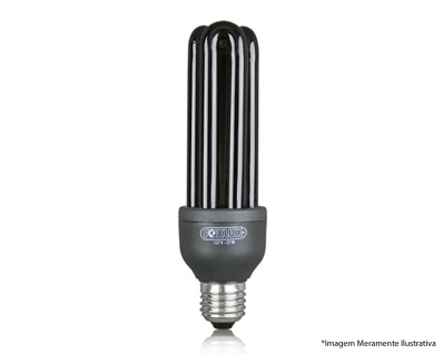 Lampada Luz Negra Compacta Foxlux 27w 127v