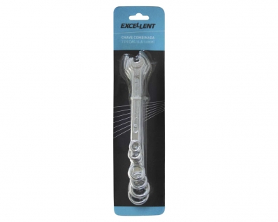 Chave Combinada Jg 6-14Mm 07Pcs Importada Blister