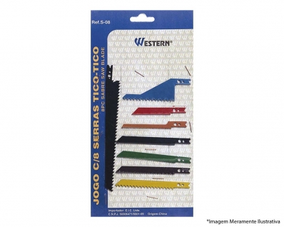 Serra Tico Tico Western 8Pcs Blister S-08 Blister