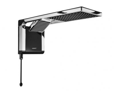 Ducha L&C Acqua Duo Black/Crom Eletronica 7800W 220V